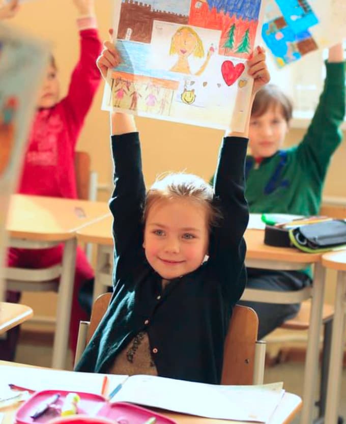 Итальянский подход к образованию, рисование